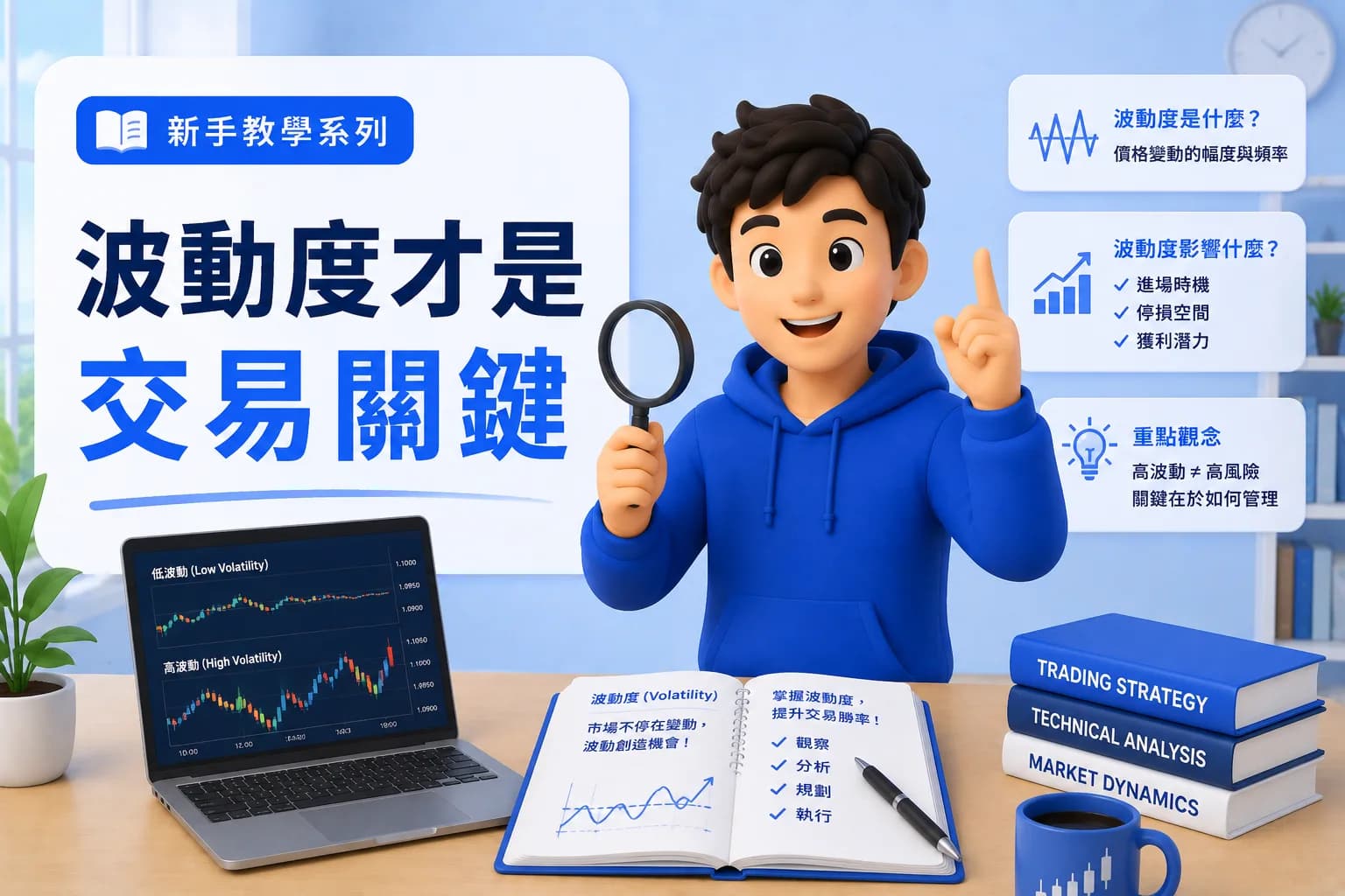 想賺價差?要先搞懂波動度